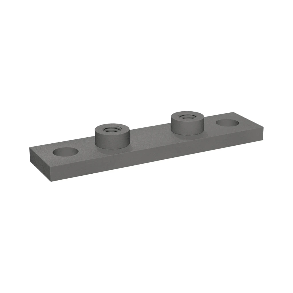 Elongated Weld Plate Heavy Series - Stainless Steel 1.4571 AISI 316 Ti