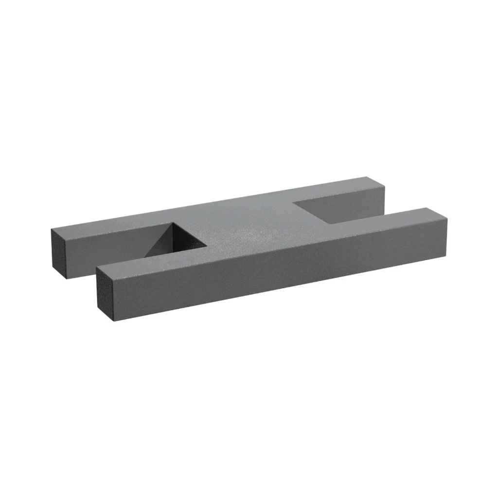 [PR#IB291 / SIP-3S-W5] Plaque intermédiaire de sécurité Série lourde - Acier Inoxydable 1.4571 AISI 316 Ti (Groupe DIN 1 (STAUFF : 3S))