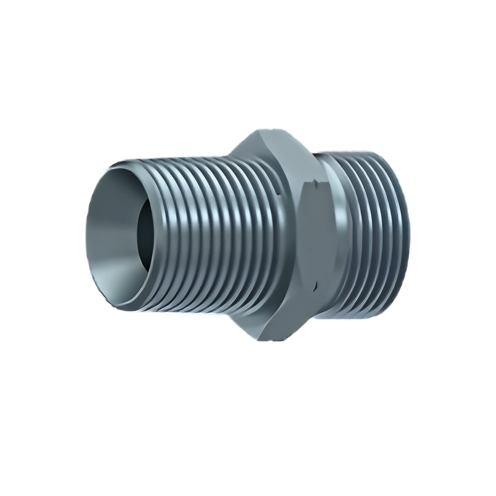 [PR#IE388 / STA AKL 6 1/8 NPT] Straight Male NPT Union L (Light) Series - Steel (6L (M12x1.5), 1/8" BSP)