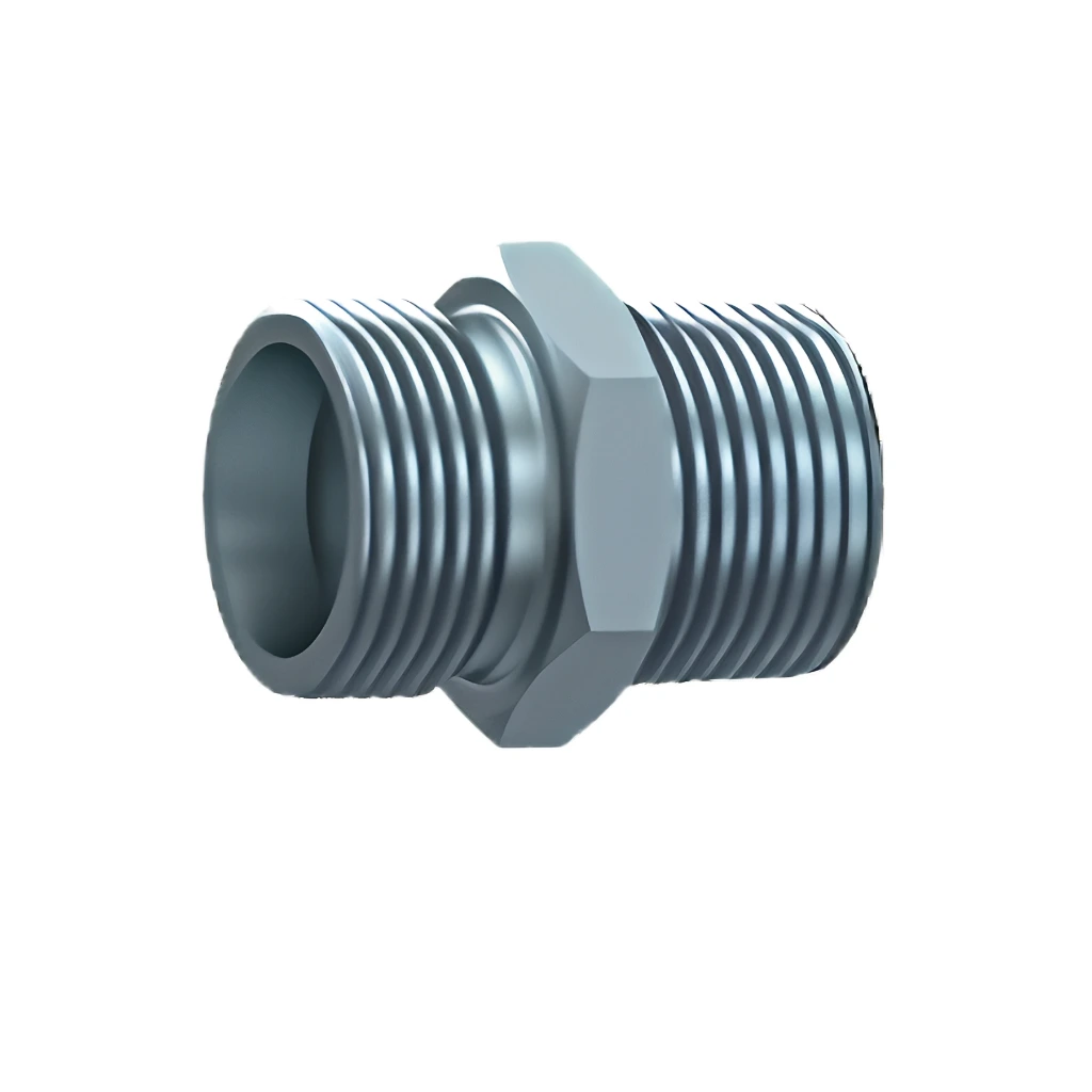 [PR#IE406 / STA AKL 6 R 1/8] Straight Male BSP Tapered Union L (Light) Series - Steel (6L (M12x1.5), 1/8" BSP)