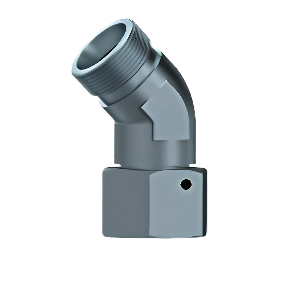 [PR#IG154 / STA FES 6 TLM] Adjustable 45° Elbow Male/Female S (Heavy) Series - Steel (6S (M14x1.5))